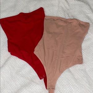 Bodysuit tube tops